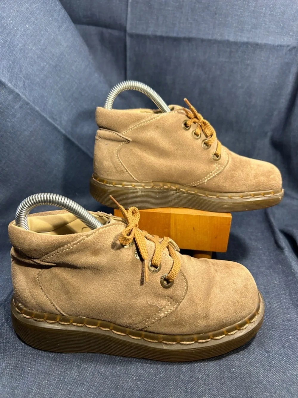Dr Martens made in England leather lace up ankle boots